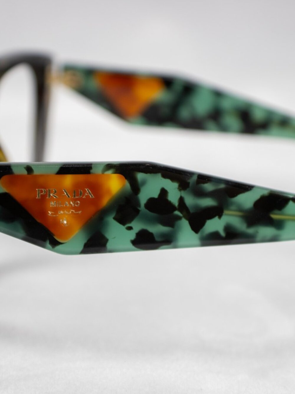 PRADA PR 09YV 2AU1O1 Tortoise Demo Lens 54 mm Women's Eyeglasses no lense - Picture 3 of 8